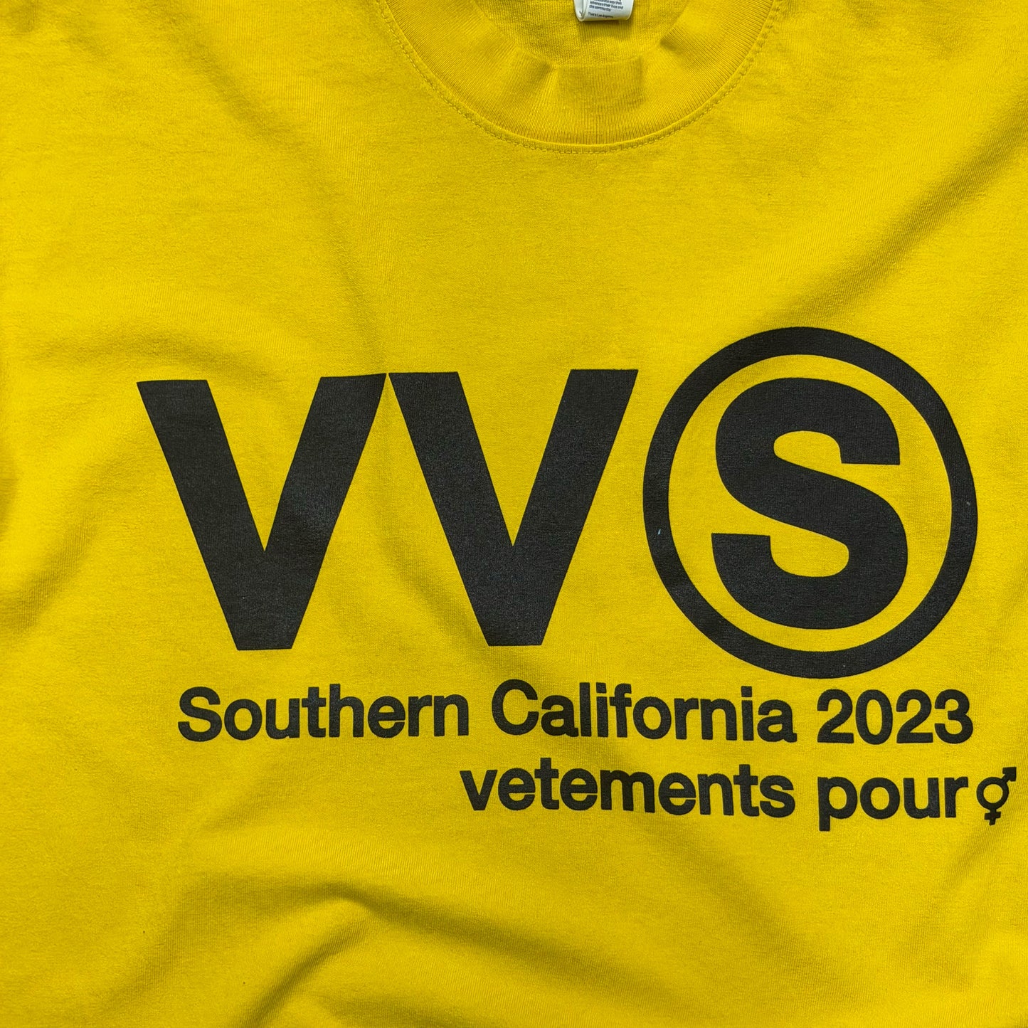 VVS Logo tee (YELLOW)